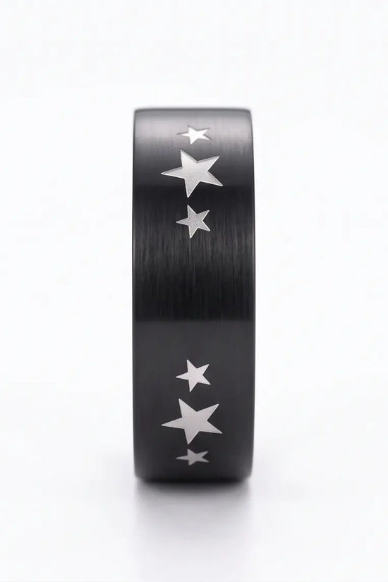 BLACK STARS RING